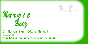 margit buz business card